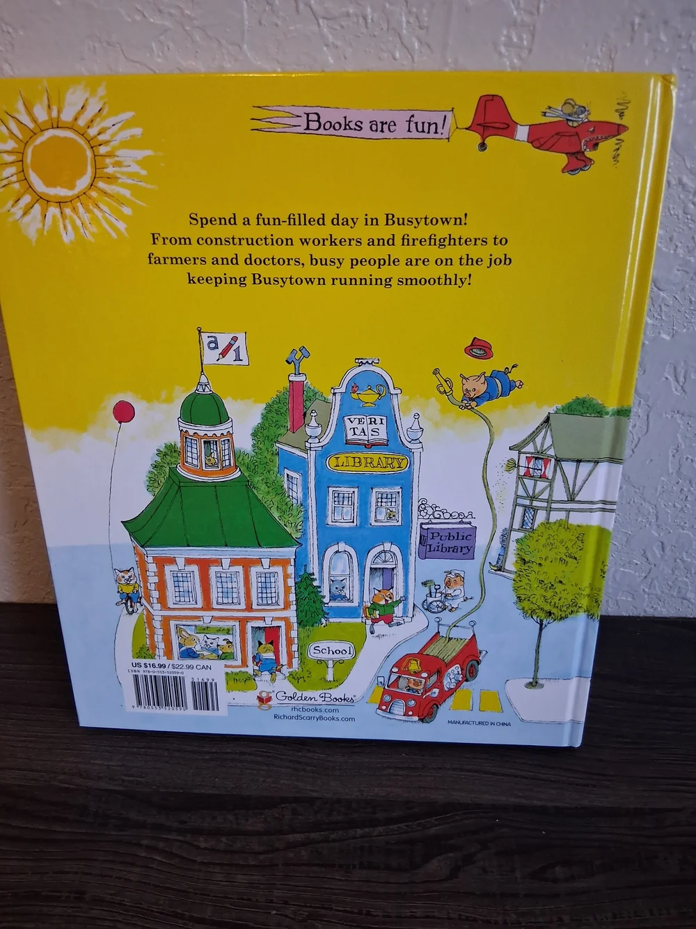Richard Scarrys What Do People Do All Day Hardcover Golden Books Picture